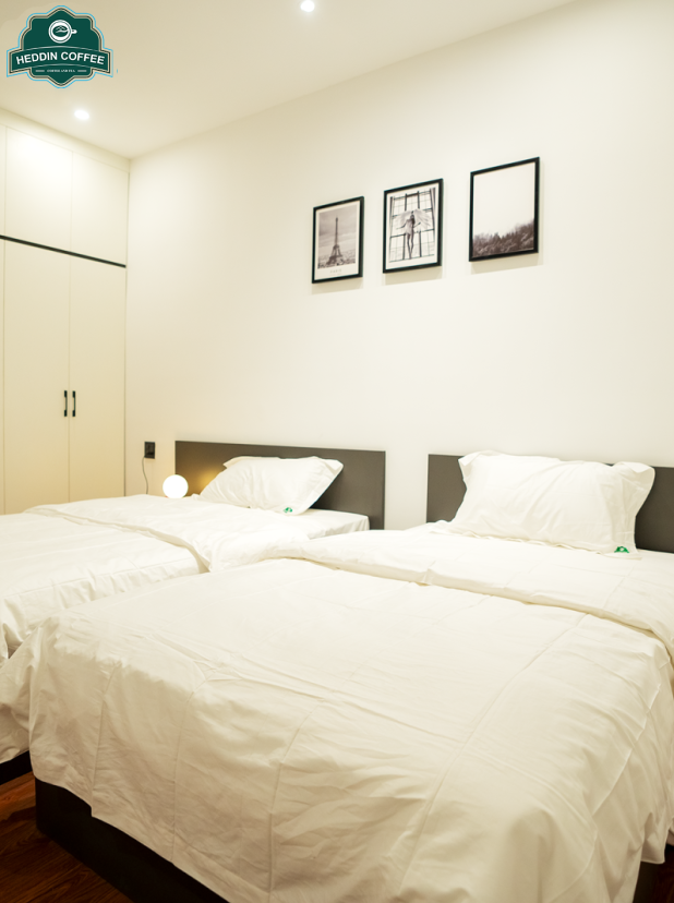Phòng Delux 2 Giường Đơn View Hồ Bơi